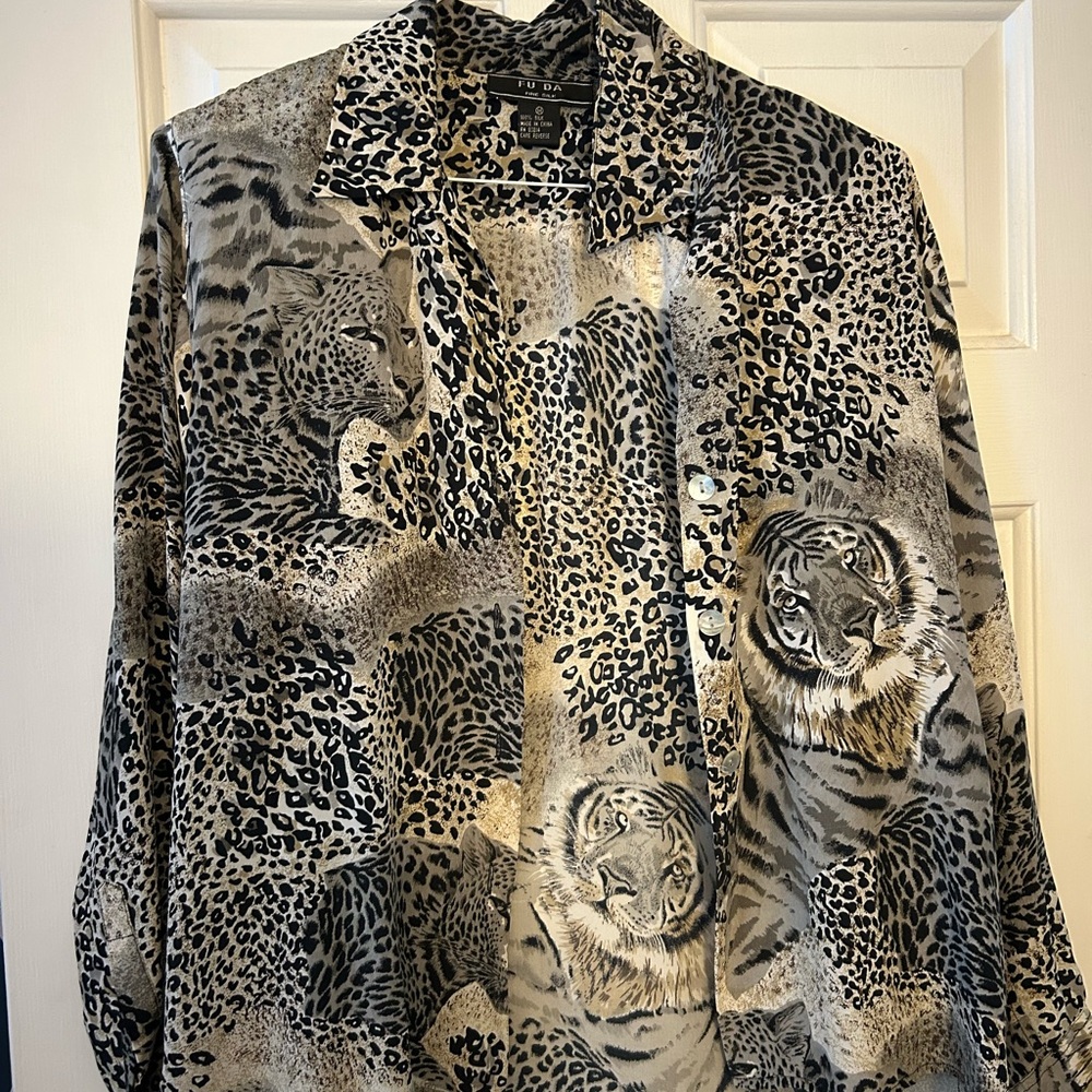 Animal Print Blouse